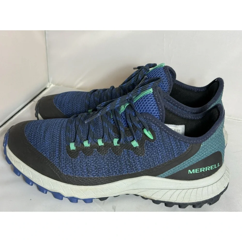 Merrell Bravada Hiking Shoes Women's 9 Storm Canal Blue Walking Trail #J033642
